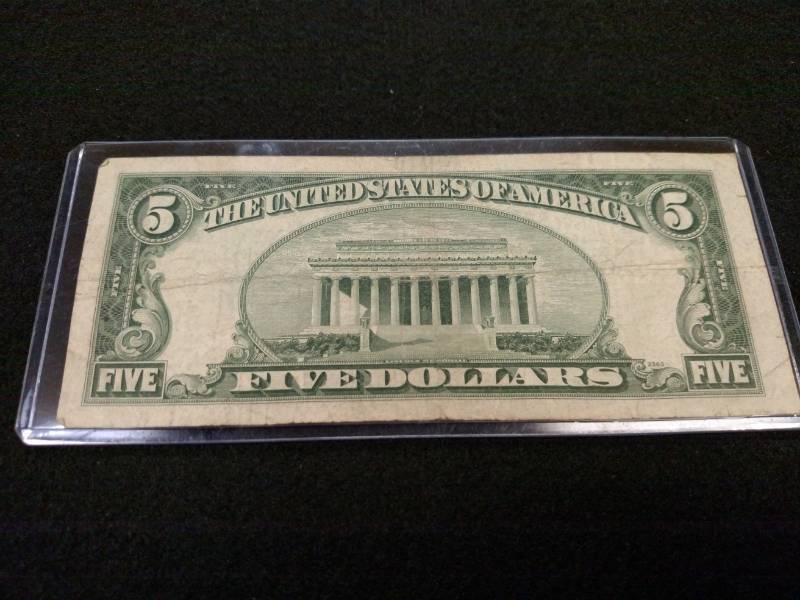 1953 A Five Dollars Silver Certific...
