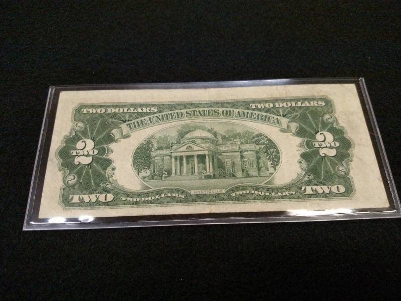 1953 A Two Dollars Red Seal Note...