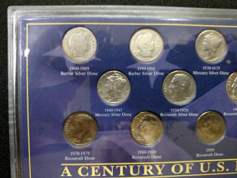 A Century of U.S. Dimes, 1909, 1914...