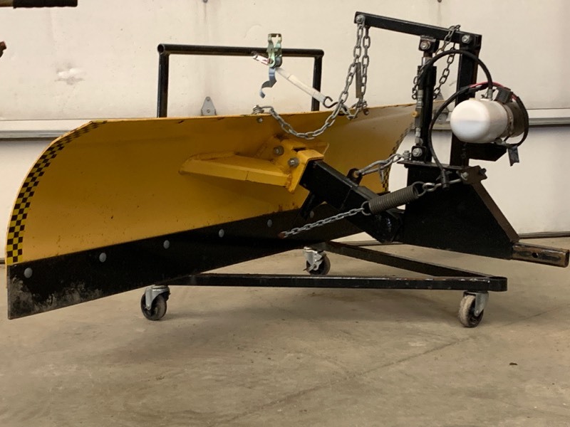 lot 6 image: Receiver-Mount Electric  Hydraulic Snow Plow