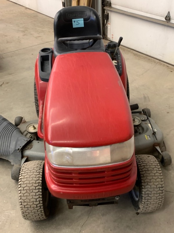 Craftsman FS 5500 Lawn Tractor April Lawn Equipment More K BID