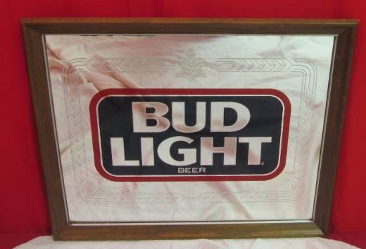 lot 80 image: Bud Light Mirror