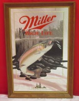 lot 94 image: Miller High Life Mirror