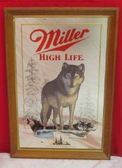 lot 95 image: Miller High Life Mirror