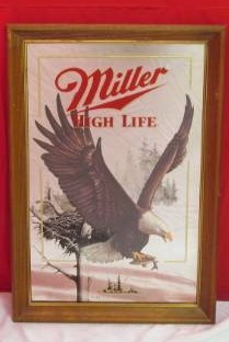 lot 97 image: Miller High Life Mirror