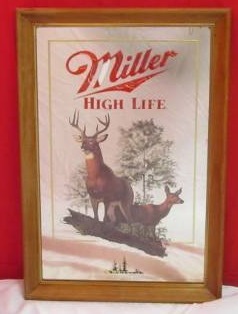 lot 98 image: Miller High Life Mirror