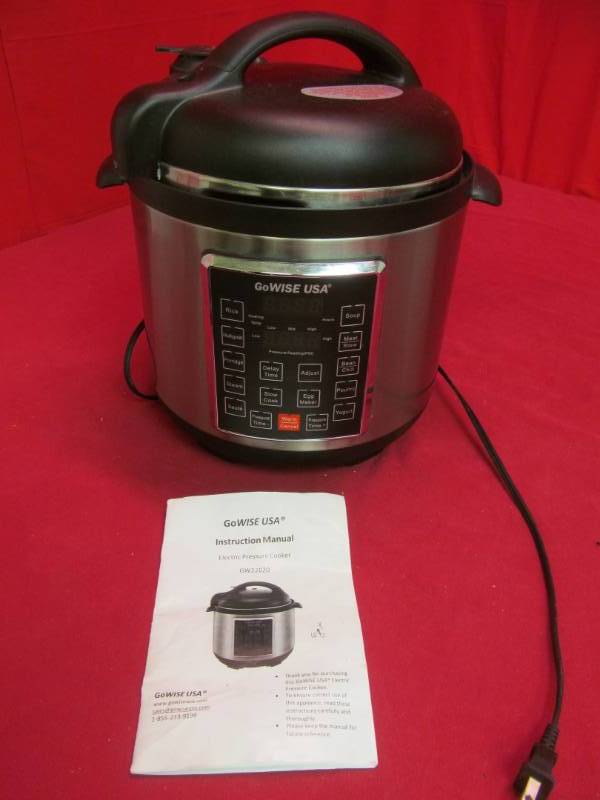 lot 4 image: Go Wise Pressure cooker