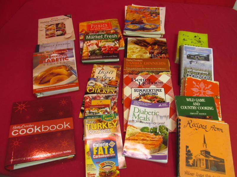 lot 38 image: cookbooks