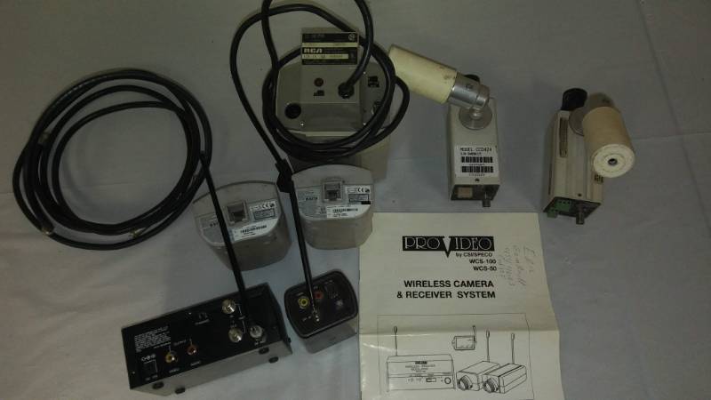 lot 2 image: Security Cameras and Pro Video Receiver System