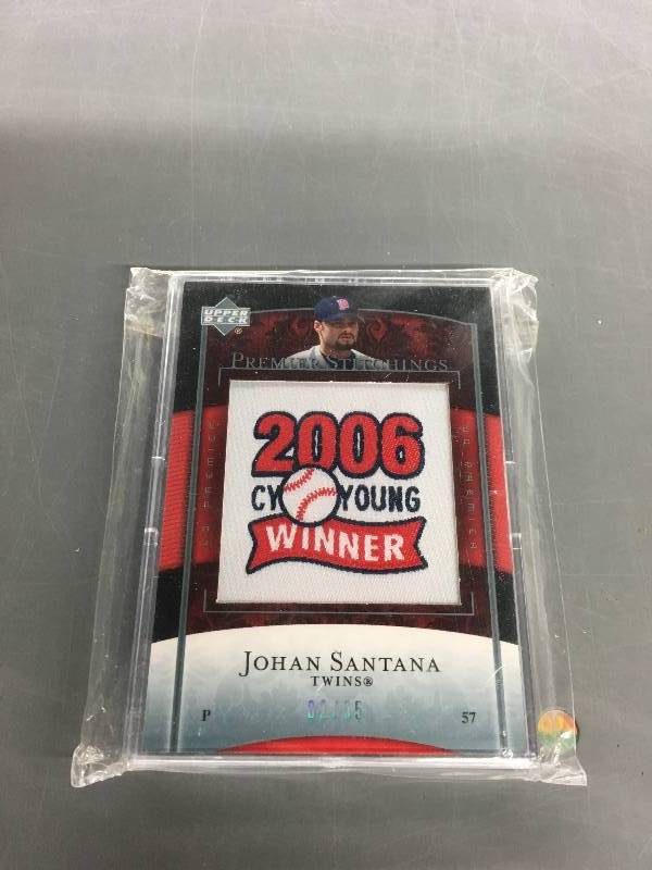 lot 207 image: 2006 Johan Santana Cy Young Winner Card 0235