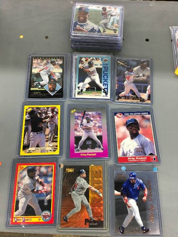 lot 221 image: 20 Kirby Puckett Cards