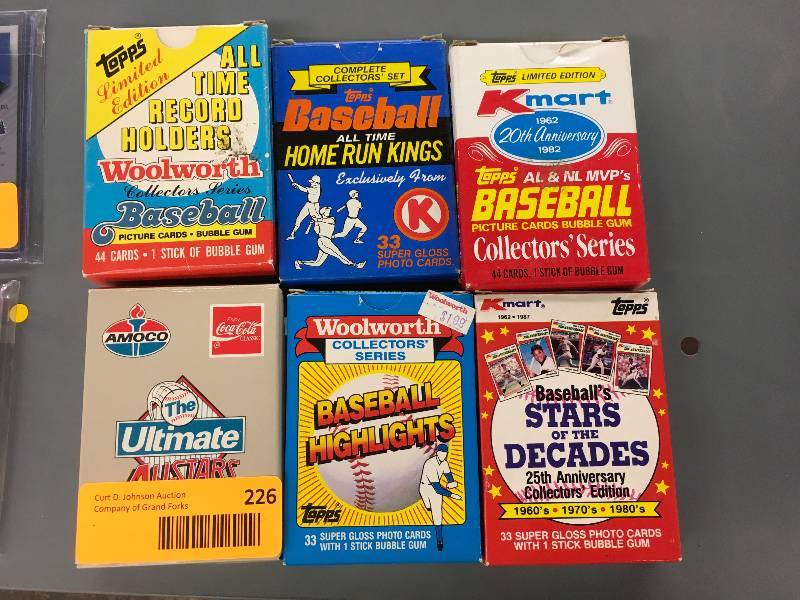 lot 226 image: 6 Topps MLB Card Sets