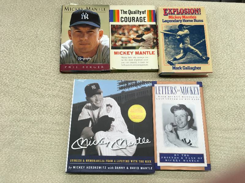 lot 228 image: 5 Mickey Mantle Books