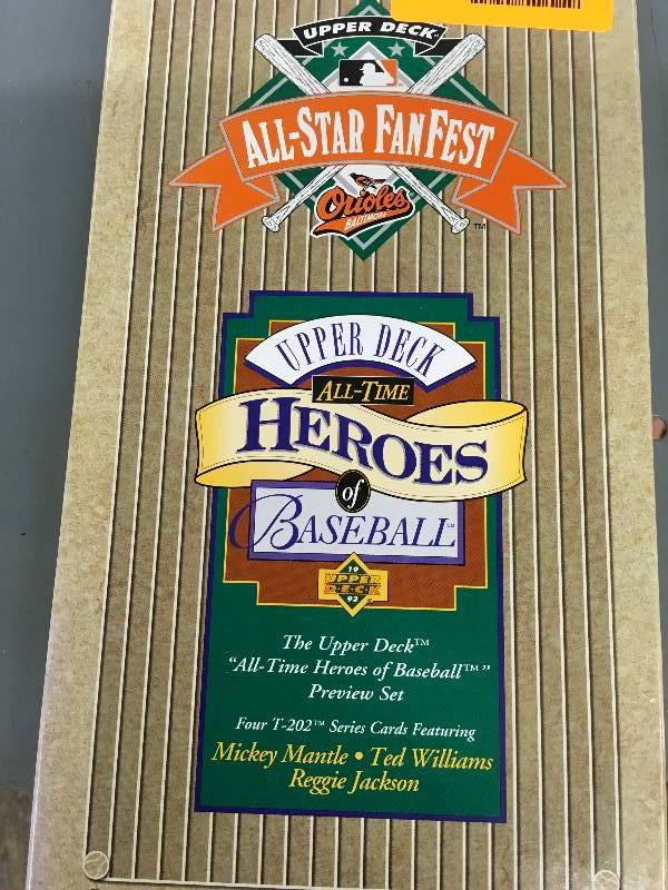 lot 239 image: Upper Deck Heroes Of Baseball Preview Set