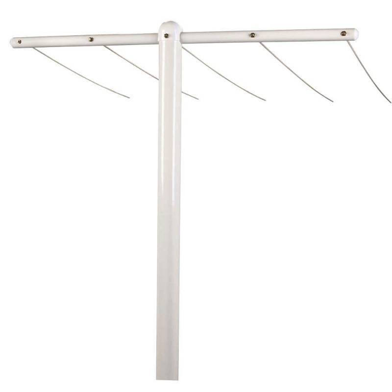 lot 227 image: Household Essentials Steel White T-...