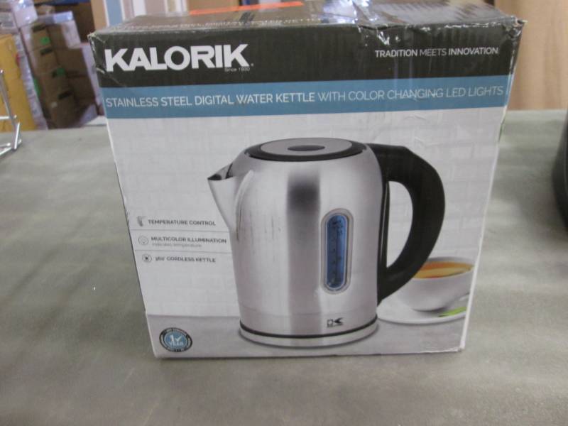 lot 19 image: Kalorik Digital Electric Water Kett...