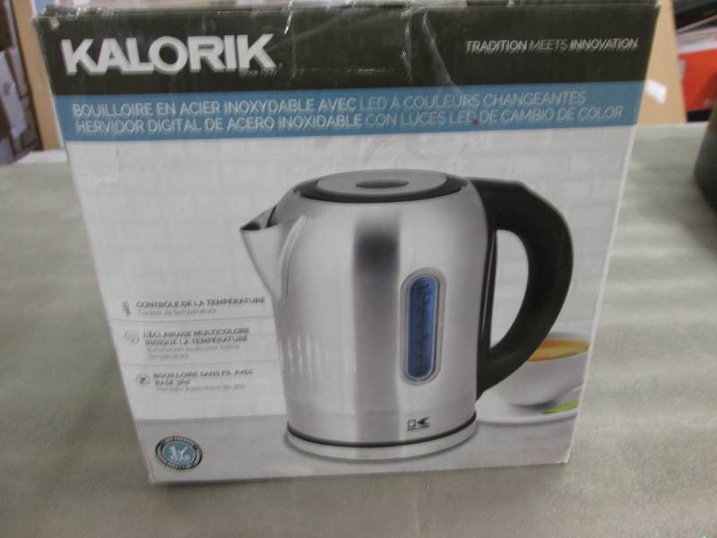 lot 20 image: Kalorik Digital Electric Water Kett...