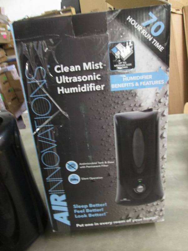 lot 22 image: Air Innovations Clean Mist Ultrason...