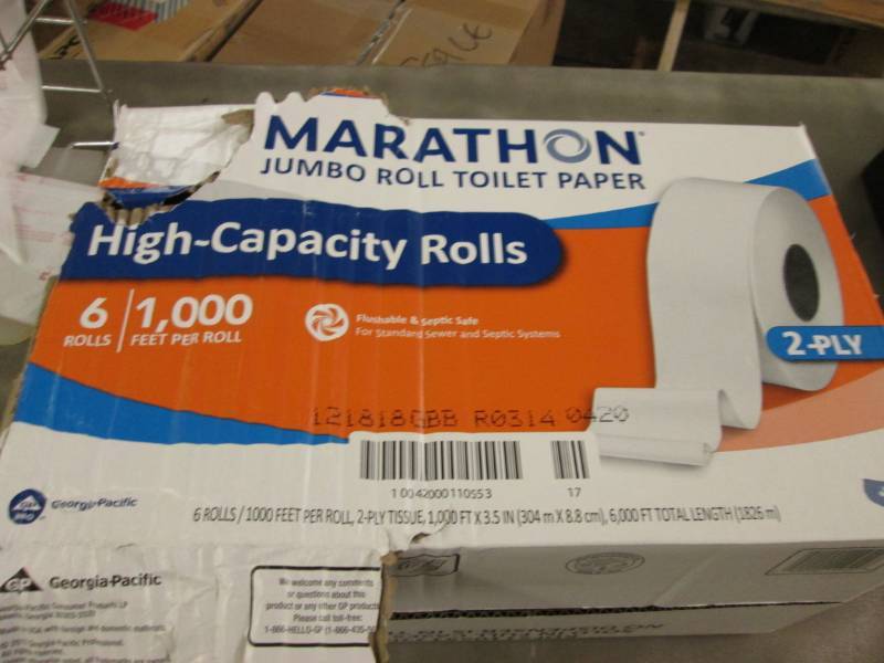 lot 88 image: Case of Marathon 2 ply Toilet Paper...