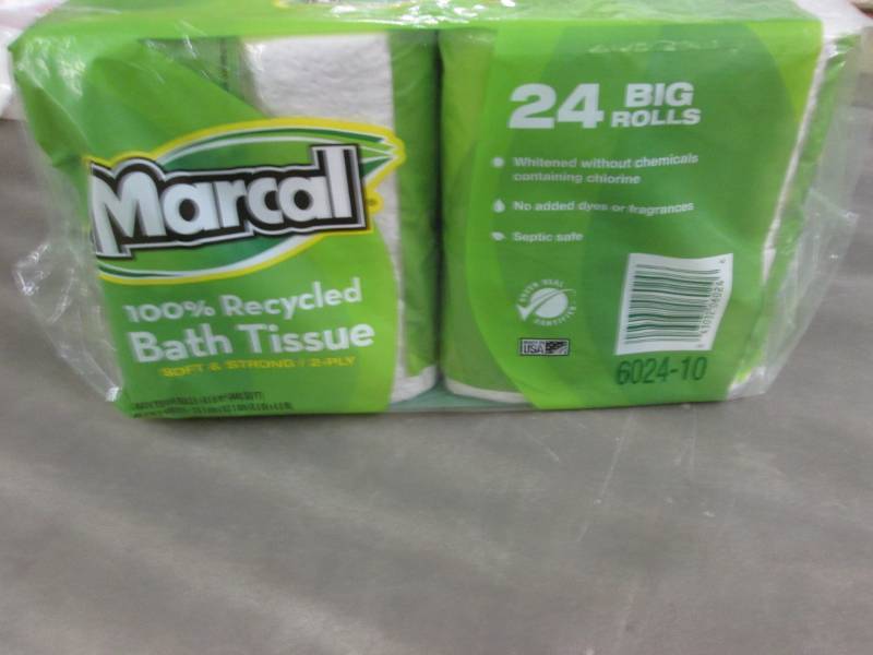 lot 114 image: 24 Pack Marcal Bath Tissue...