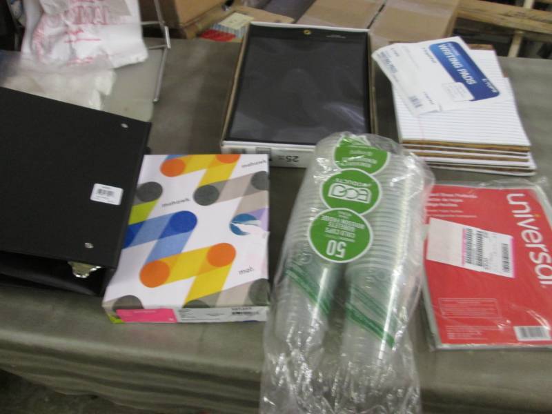 lot 121 image: Writing Pads, Sheet Protectors, Gla...