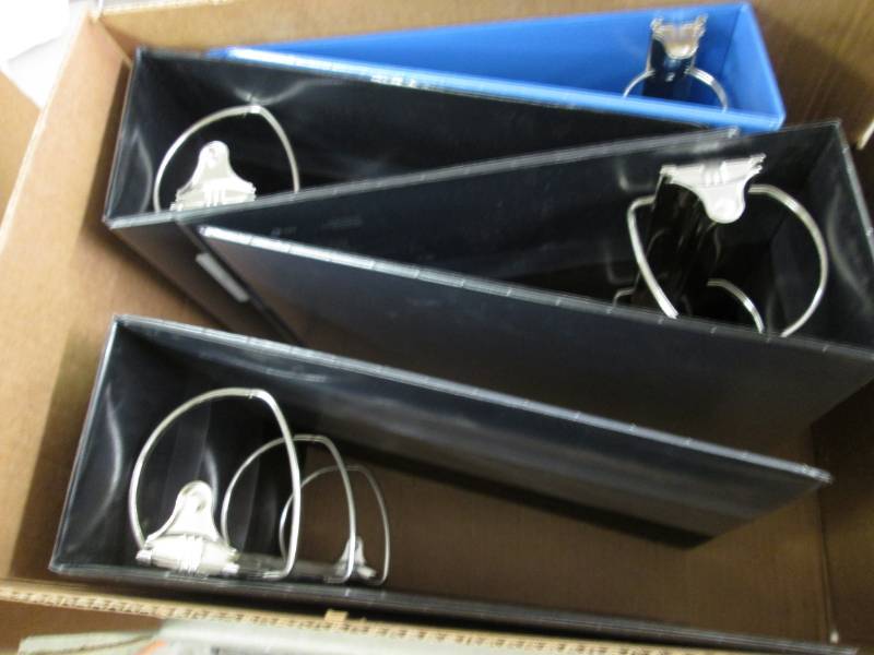 lot 123 image: 4 Large Binders...