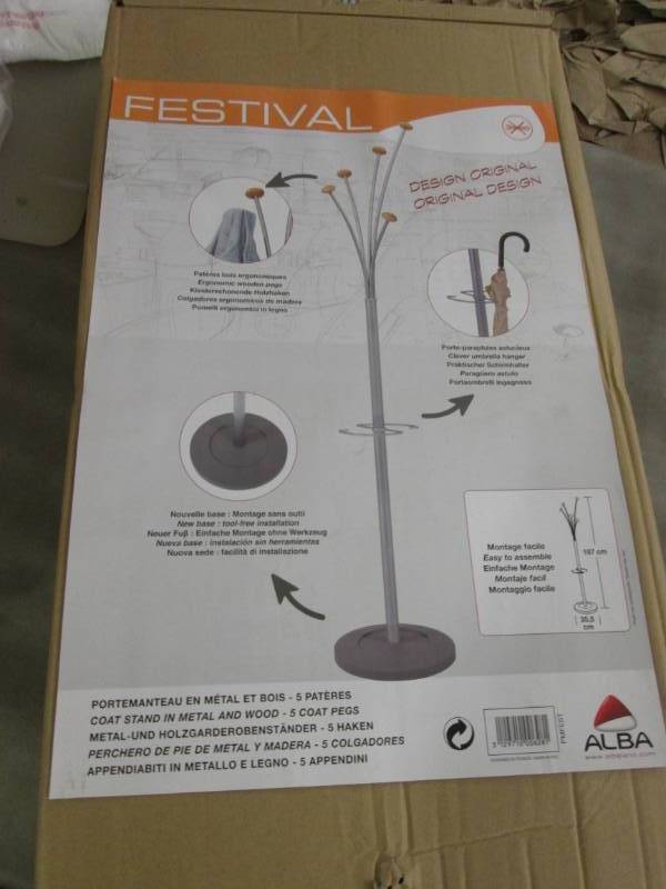 lot 142 image: CoatUmbrella Stand- damaged carton...