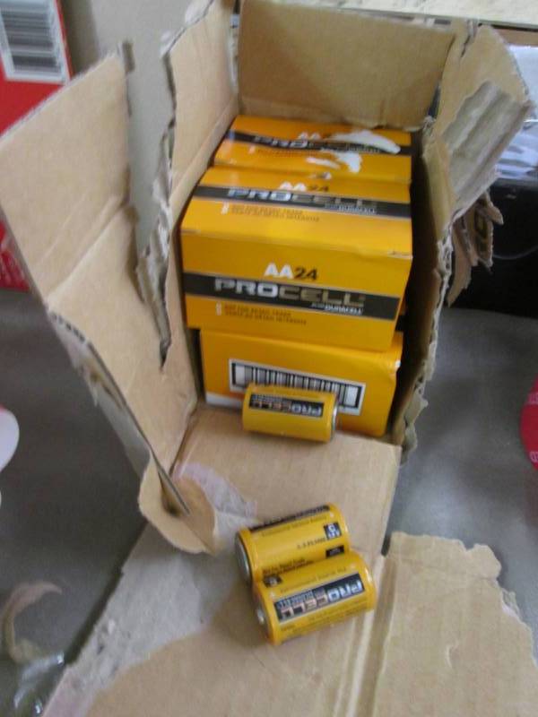 lot 151 image: 4- 24 Packs Procell AA Batteries, 3...