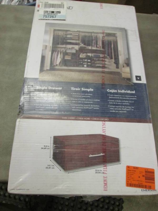 lot 203 image: ClosetMaid Elite 23.60 in. x 9.80 i...