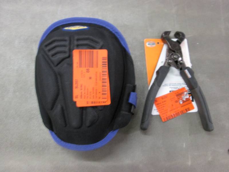 lot 212 image: Knee Pads, Tile Clipper...