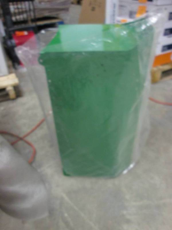 lot 221 image: Large Green Mailbox- needs hardware...