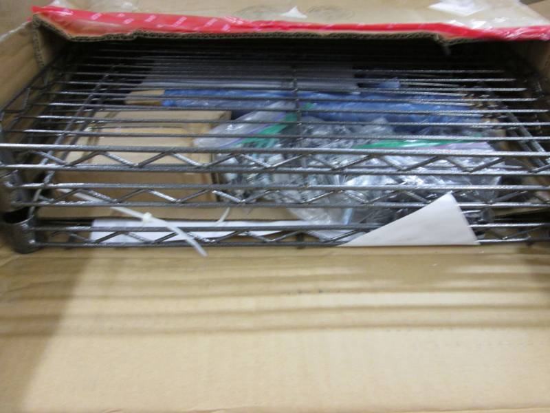 lot 233 image: Alera Wire Cart Kit open box Retail...