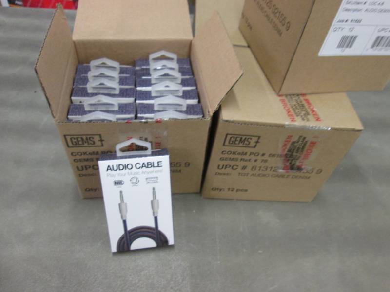 lot 246 image: 4 Boxes of 12 (48) Gems Braided Aud...