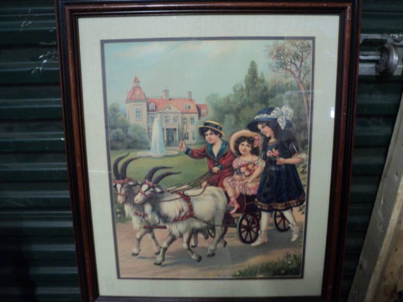 lot 9 image: Vintage Picture 23 x 38...