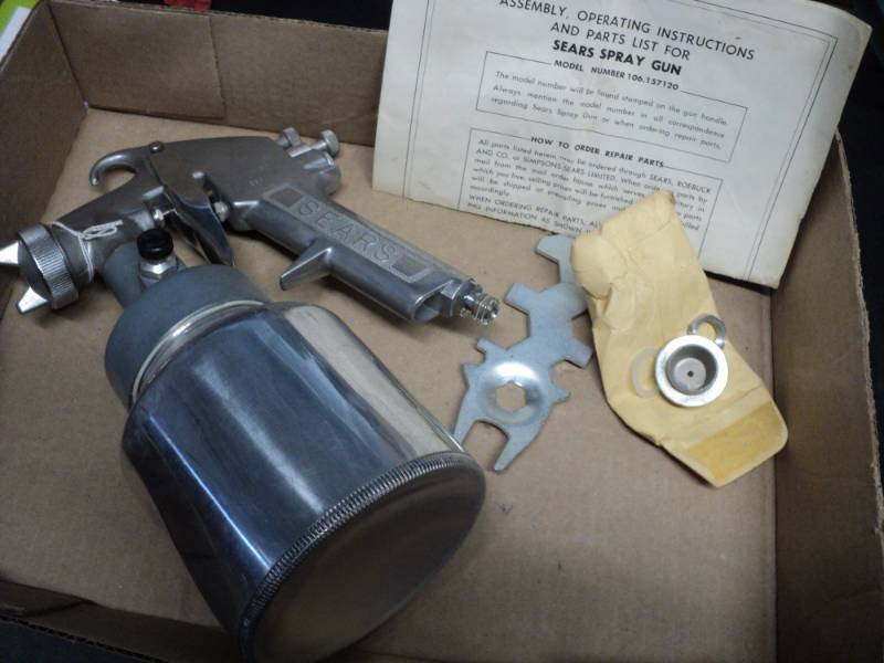 lot 21 image: Sears Paint Sprayer and Electric St...