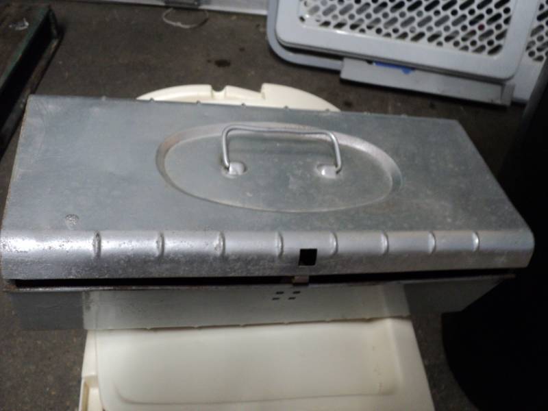 lot 24 image: Black and Decker Alumium Tool Box...