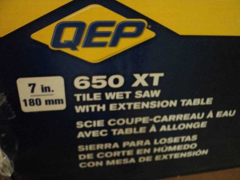 lot 46 image: QEP650XT Tile Wet Saw with Extensio...