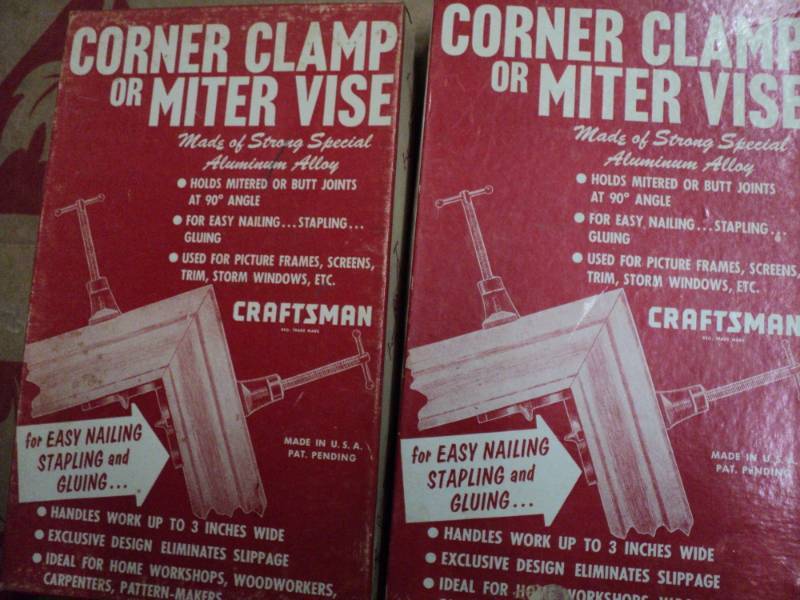 lot 61 image: Set of 2 Corner Clamp or MiterVise...