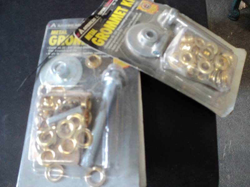 lot 106 image: Set of 3 Metal Grommet Kits...