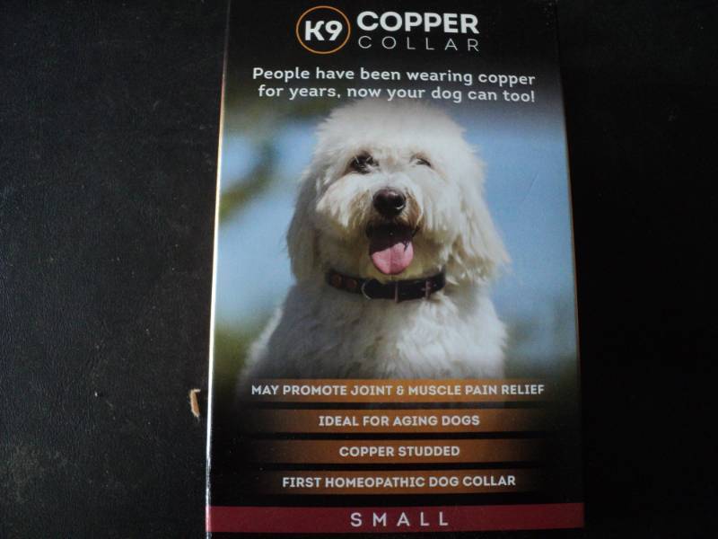 lot 126 image: K9 Copper Collar- Small...
