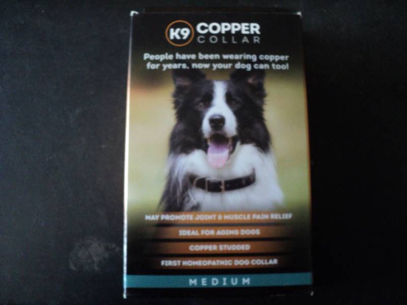 lot 127 image: K9 Copper Collar- Mediumm...