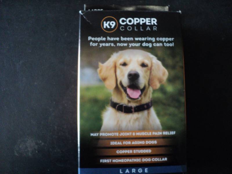 lot 128 image: K9 Copper Collar- Large...