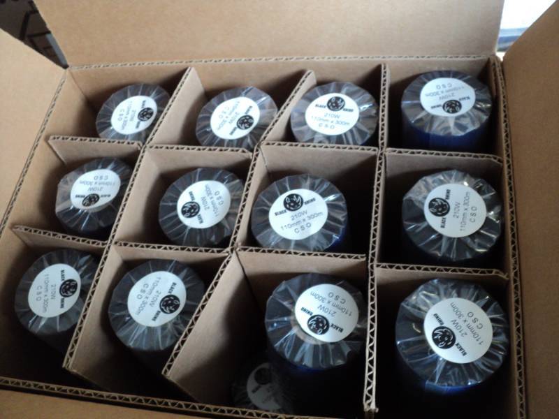 lot 167 image: 110 mm x 300m Thermal Transfer Ribb...