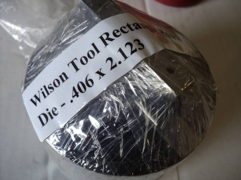 lot 197 image: Wilson Tool Rectangle Punch Die - ....