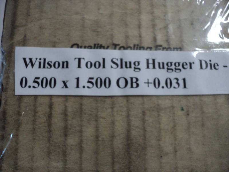 lot 219 image: Wilson Tool Slug Hugger Die- .500 x...