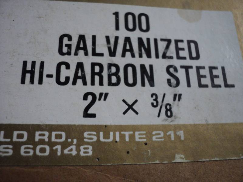 lot 264 image: 2 Punch - Lok P316 Preformed Galva...