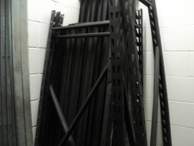 lot 266 image: Husky Heavy Duty Shelving- enough f...