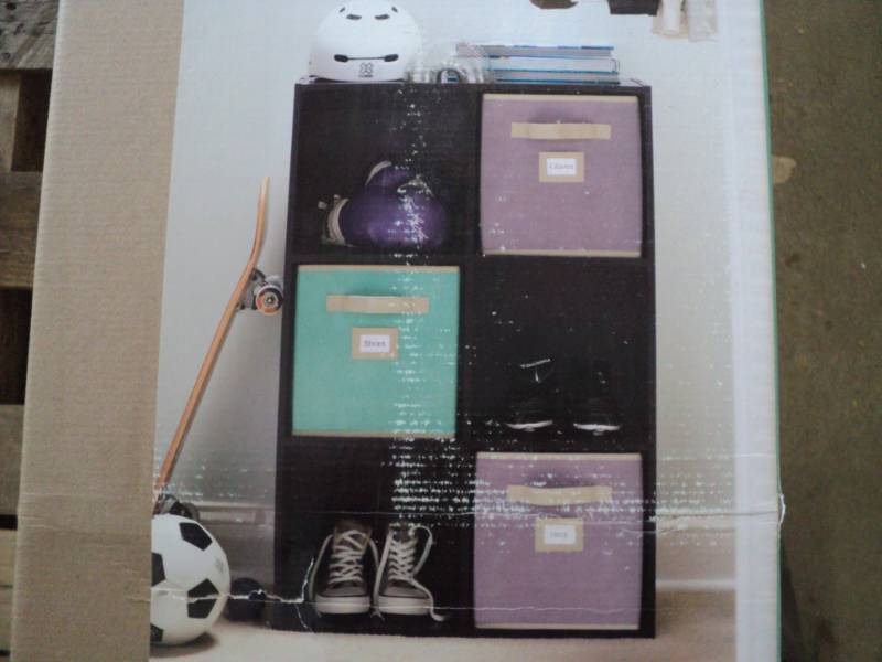 lot 272 image: Martha Living Stckable 6 Cube Organ...