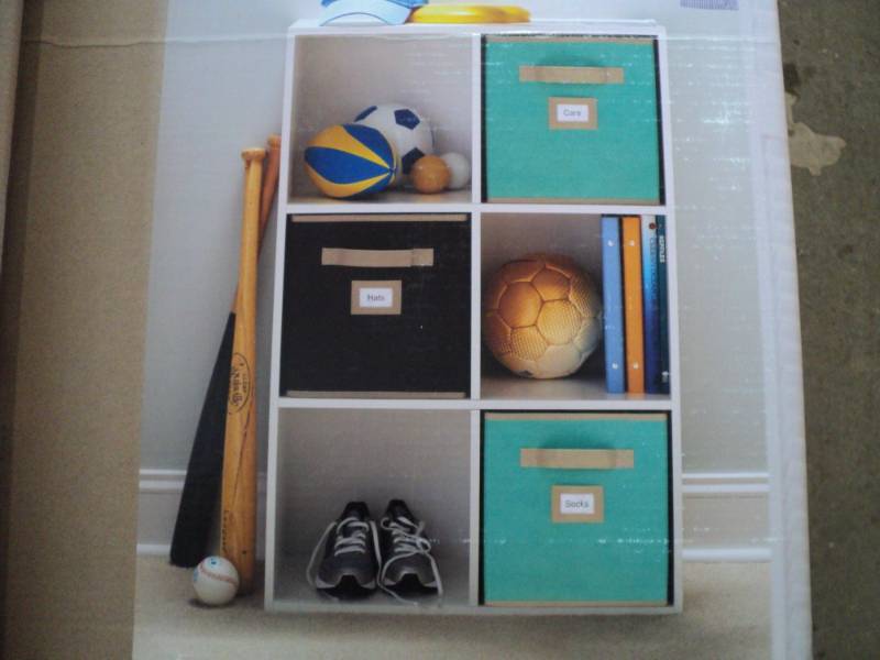 lot 275 image: Martha Living Stckable 6 Cube Organ...