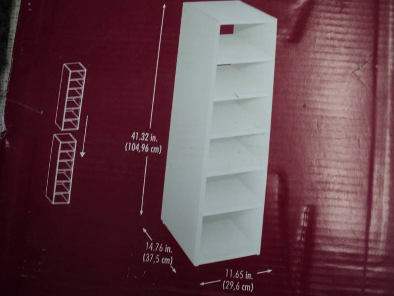 lot 282 image: Closet Maid Selectives 7 Shelf Stac...
